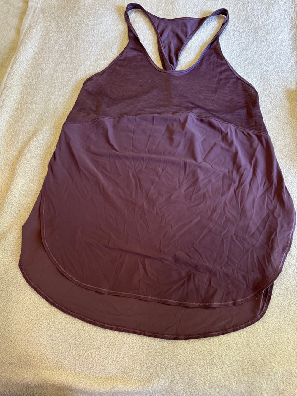 Lululemon- Women's Racerback Tank Top in Deep Plum size 4 ( no size tag anymore)